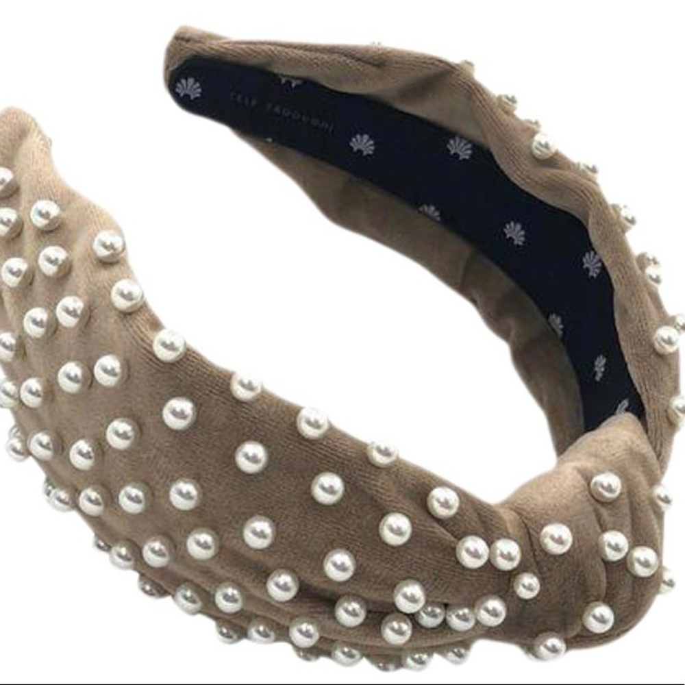 Lele sadoughi classic pearl headband!!!
